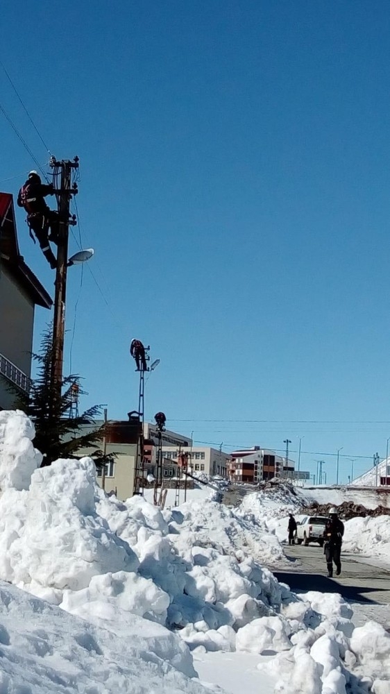 Vedaş Ekipleri, Koronaya Karşı Evde Kalanlar İçin 7/24 Sahada