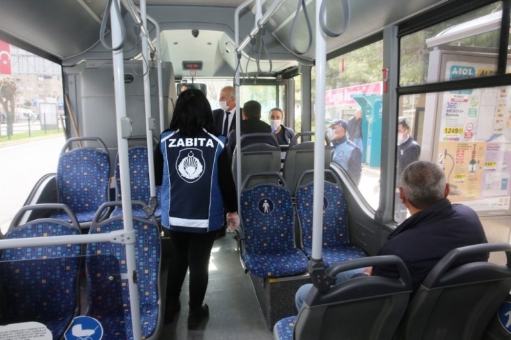 Mardin’de Toplu Taşıma Araçlarında Korona Virüs Denetimi