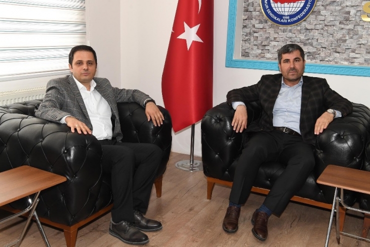 Başkan Asya’dan Sağlık Sen’e Teşekkür Ziyareti