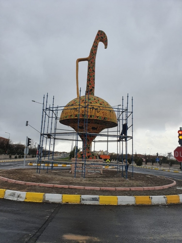 Avanos Yolundaki Dev Testi Yenileniyor