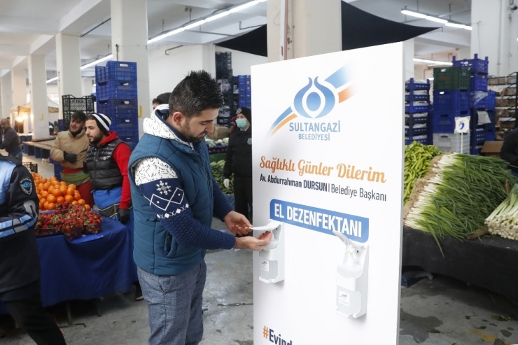 Pazarlarda Korona Virüs Önlemi