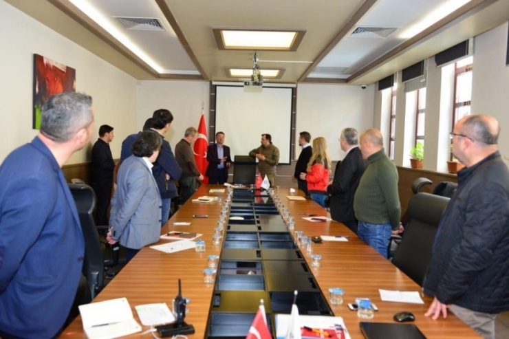 Başkan Yüksel Ve Kaymakam Kaya Tedbirleri Görüştü