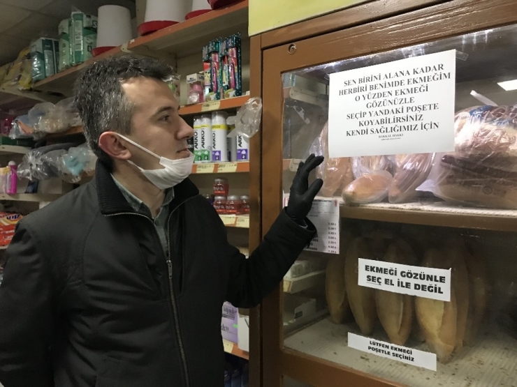 Düzce’de Esnaftan Dikkat Çeken ’Korona Virüs’ Önlemi