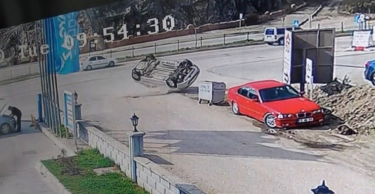 Tokat’ta Faciadan Dönüldüğü Anlar Kameralara Yansıdı