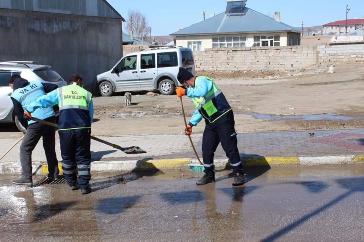 Saray Belediyesinden Dezenfekte Çalışması