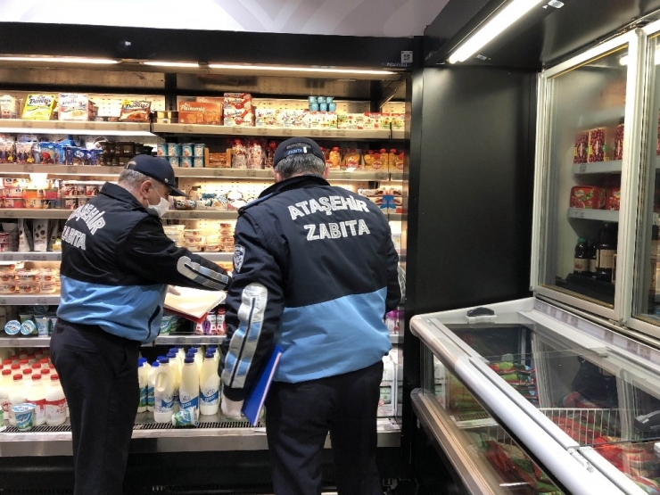 Ataşehir’de İşletmelere Korona Virüs Denetimi