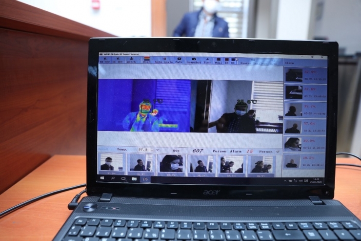 Eskişehir Valiliği’nde Kovid-19’a Karşı Termal Kameralı Önlem