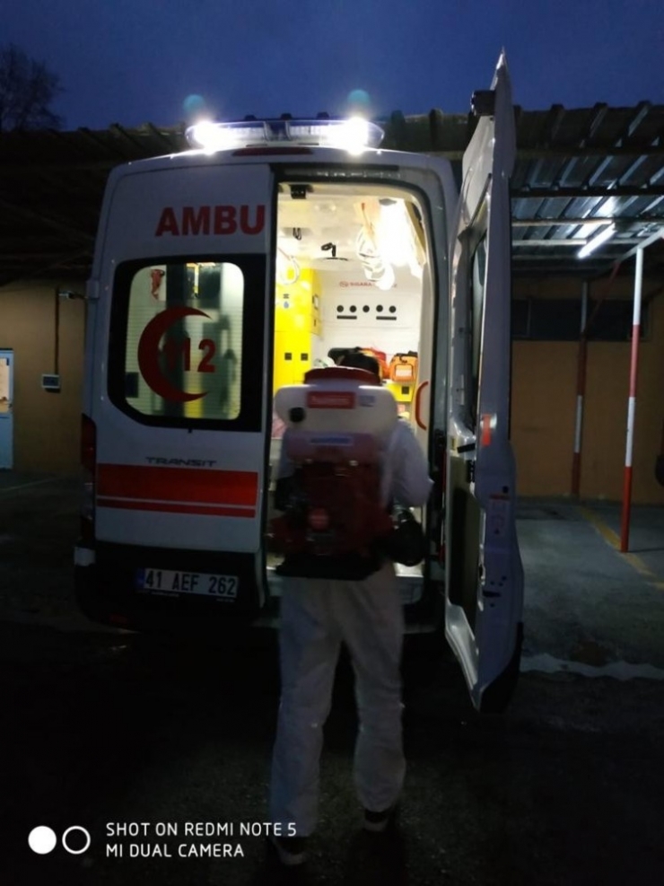 Gebze’de Korona Virüsüne Karşı Mücadele Her Alanda Sürüyor