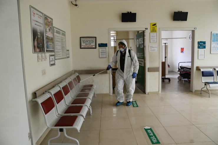 Yenice Devlet Hastanesi Dezenfekte Edildi