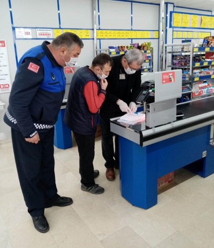 Kartepe’de Marketlere Korona Virüs Tebligatı Yapıldı