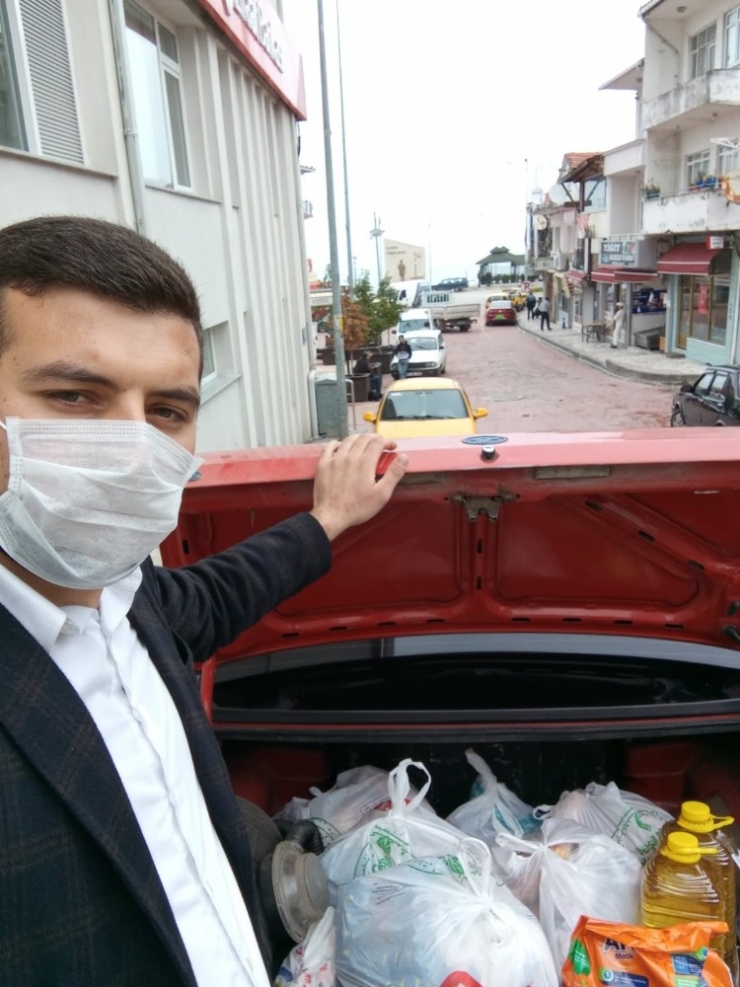 Cami İmamından Evinden Çıkamayan Yaşlılara Destek Hizmeti