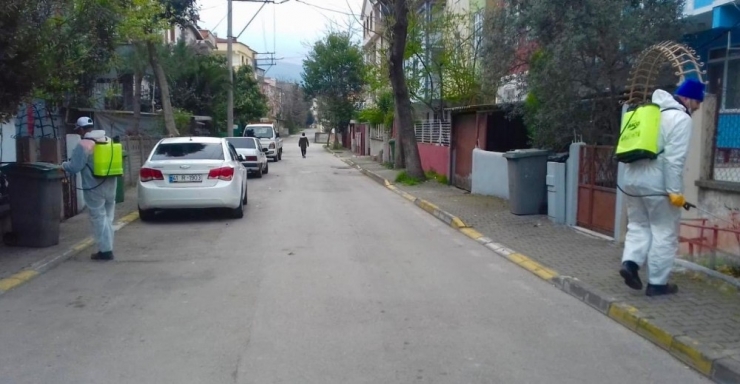 6 Bin Çöp Konteynırı Dezenfekte Edildi