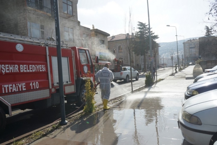 Nevşehir’in Dört Bir Yanı Dezenfekte Ediliyor