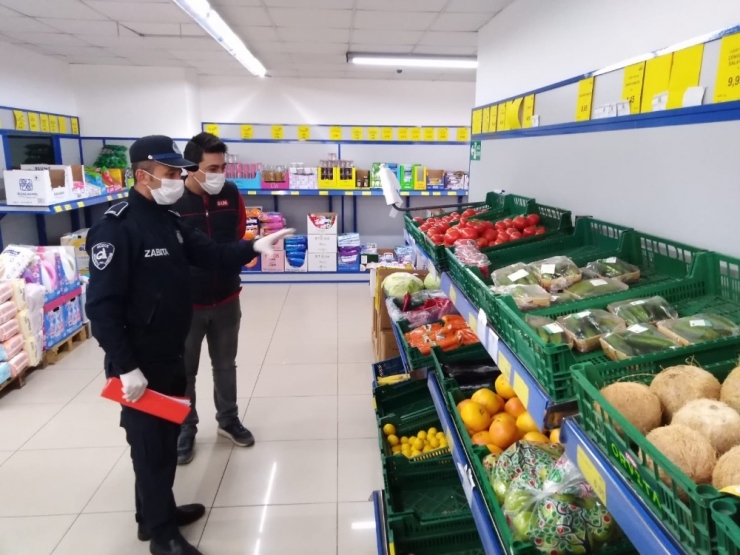 Zabıta Ekipleri Marketleri Denetledi