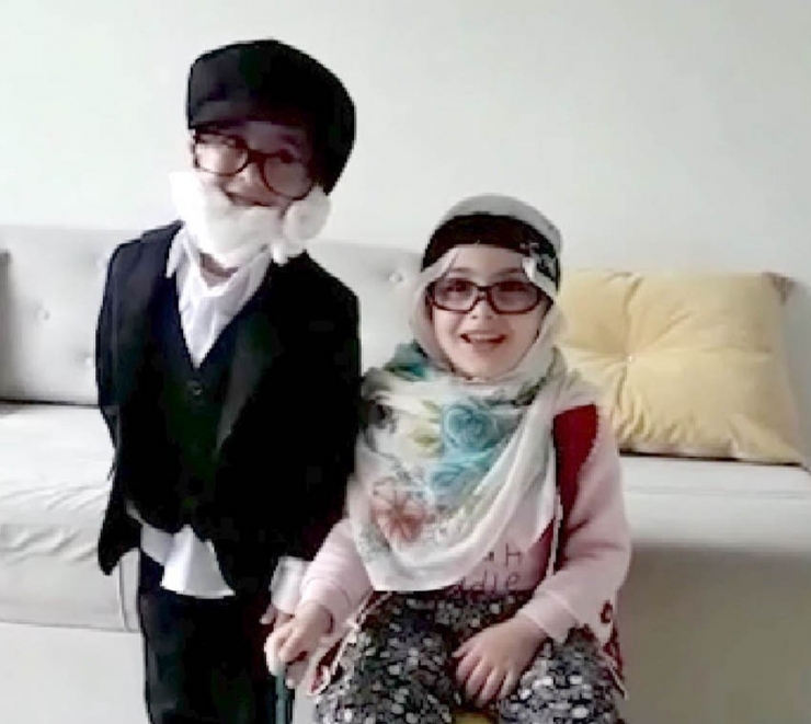 Miniklerin ‘Evde Kal’ Mesajı Gülümsetti