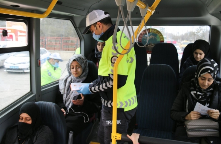 Ağrı İl Emniyet Müdürlüğünden Korona Virüse Yönelik Bilgilendirme Çalışmaları