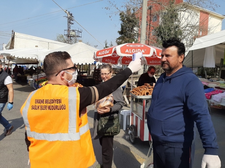 Ergene Belediyesi Virüsten Korumaya Devam Ediyor