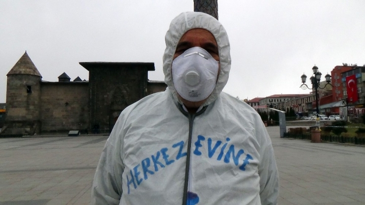 "Dadaş Mucit" Korona Virüse Dikkat Çekti