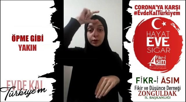 Korona Virüs Önlemleri İçin İşaret Diliyle Video Çektiler