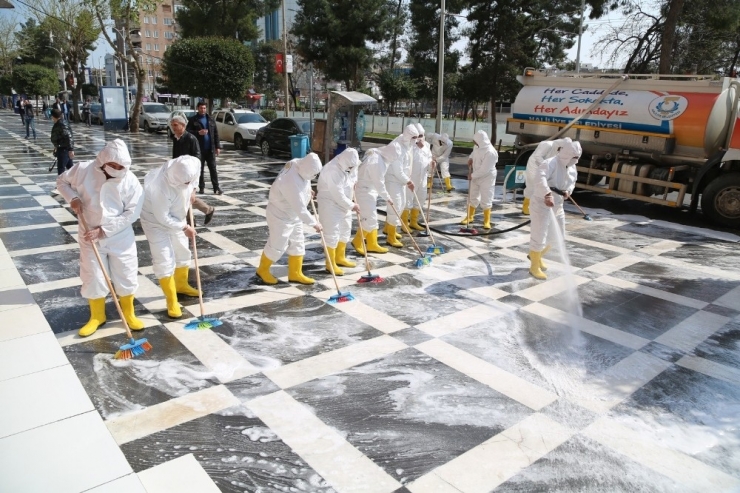 Haliliye’de Dezenfekte Çalışmaları