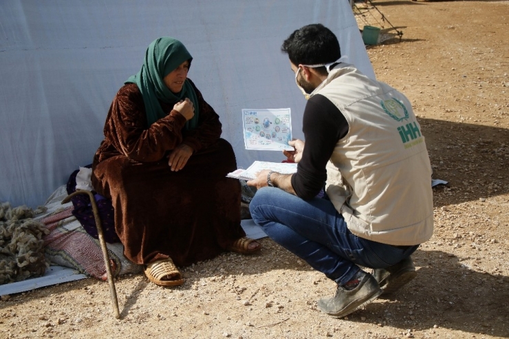 Suriye’de Korona Virüse Karşı Bilgilendirme Çalışması
