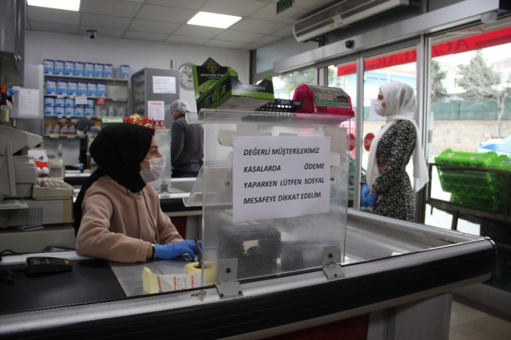 Jandarmadan Marketlerde Korona Virüs Denetimi