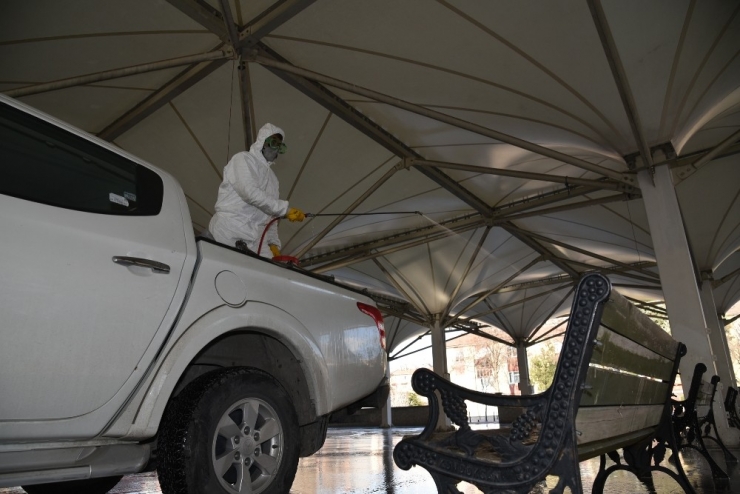 Selçuklu’da Pazar Yerleri Dezenfekte Edildi