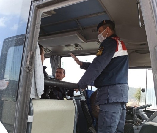 Jandarmadan Korena Virüs Denetimi