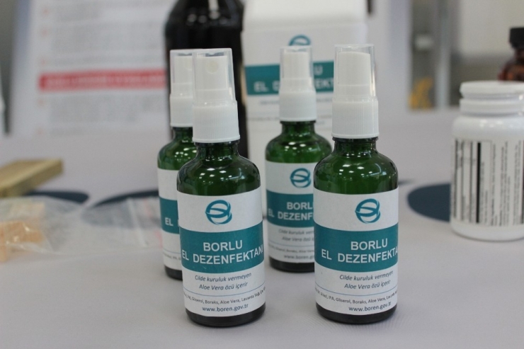 Korona Virüse Karşı Bor Katkılı El Dezenfektanı Geliyor