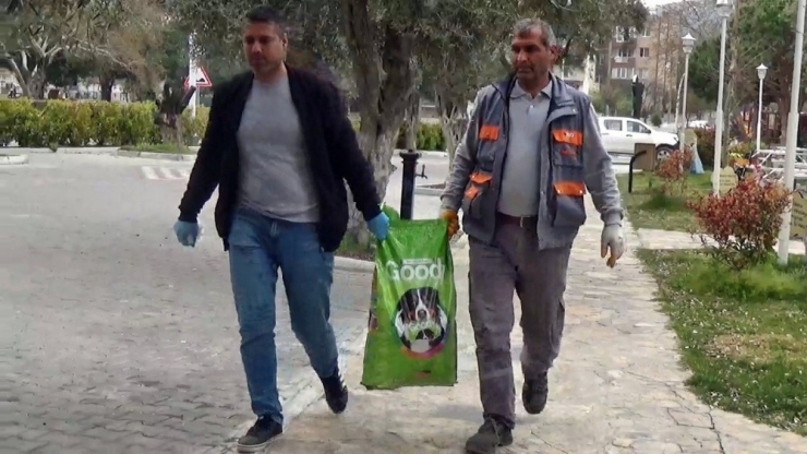 Söke Belediyesi Sokak Hayvanlarını Unutmadı