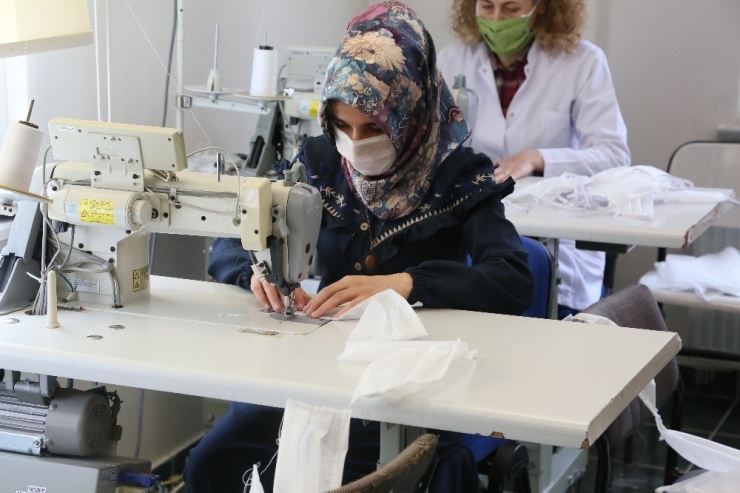 Develi Belediyesi!’nden Ekiplere Maske Desteği