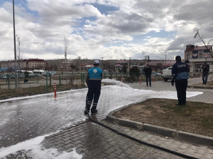Erciş’te Dezenfekte Seferberliği
