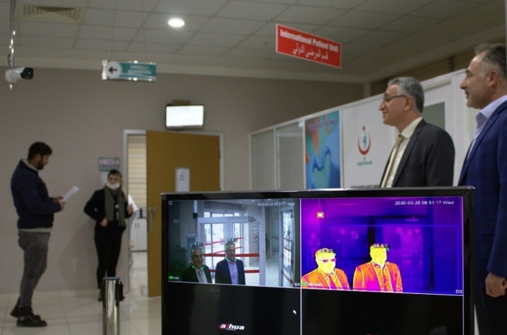 Tersanelerden, Hastaneye Termal Kamera