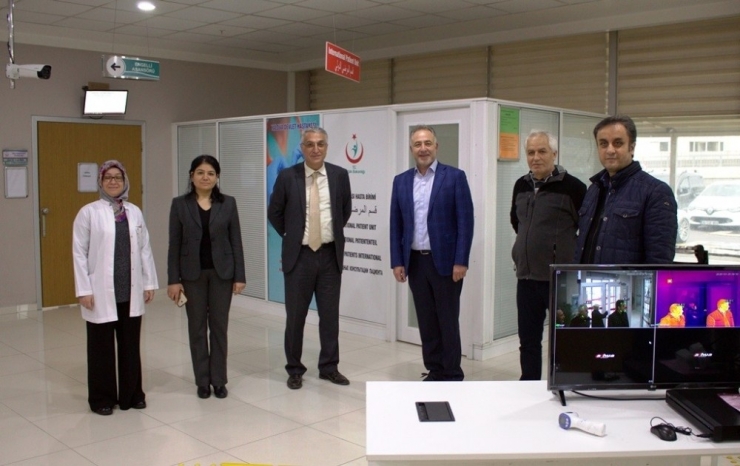 Tersanelerden, Hastaneye Termal Kamera