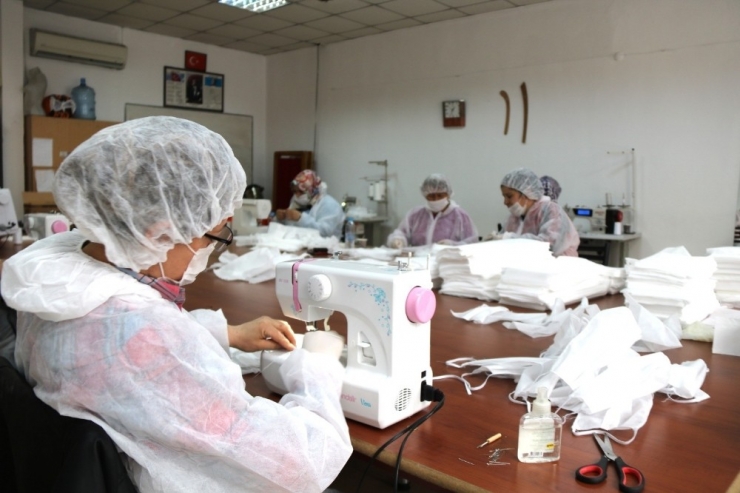 Belediye Atölye Kurdu, Tüm Şehre Maske Dağıtacak