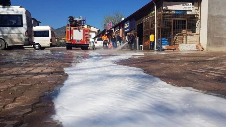 Bayırköy’de Tüm Sokaklar Dezenfekte Edildi