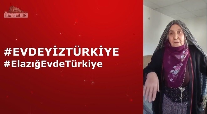 Elazığlı Yaşlılardan "Evimdeyim Türkiye" Klibi