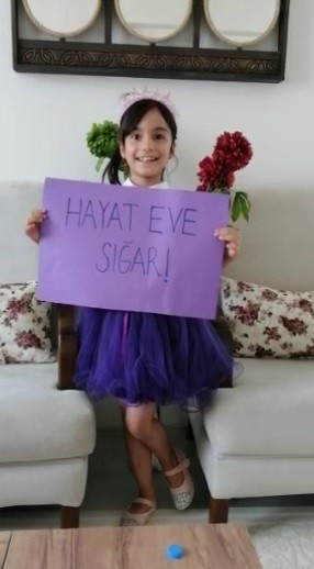 Miniklerden Evde Kal Çağrısı