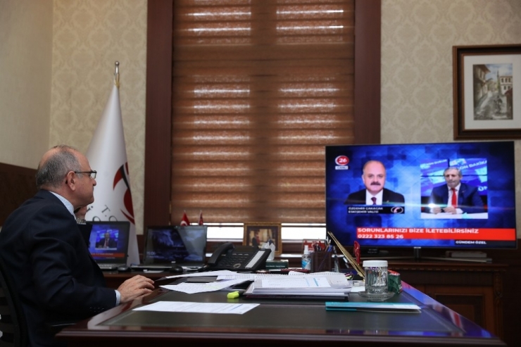 Vali Çakacak Televizyon Canlı Yayınında Alınan Tedbirleri Anlattı