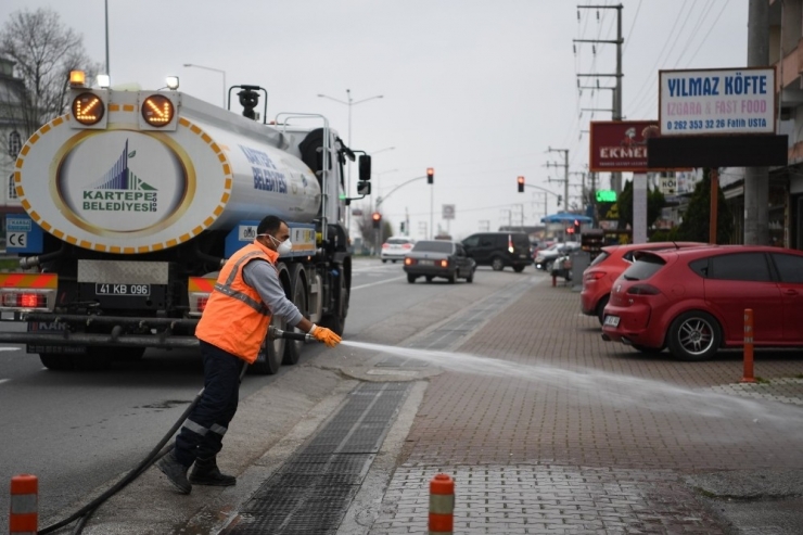 Kartepe’de Küçük Sanayi Sitesi De Dezenfekte Edildi