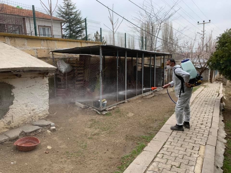 Keskin İlçesi Korona Virüse Karşı Dezenfekte Ediliyor