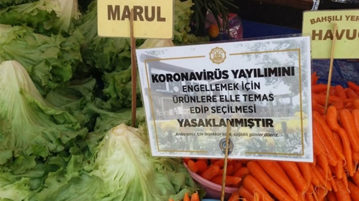 Kırıkkale’de Pazarlarda Korona Tedbirleri