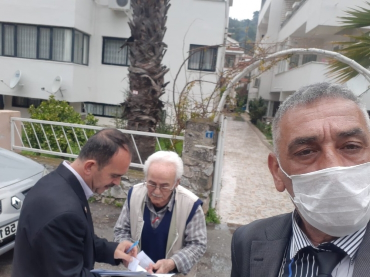 Marmaris’te Vefa Sosyal Destek Grubu İsteklere Anında Cevap Veriyor