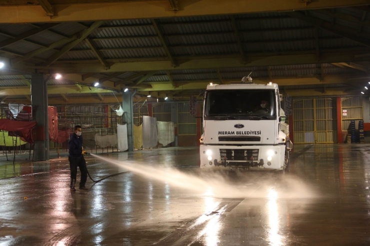 Meram Belediyesi Muhacir Pazarı’nda Önlemleri Artırdı