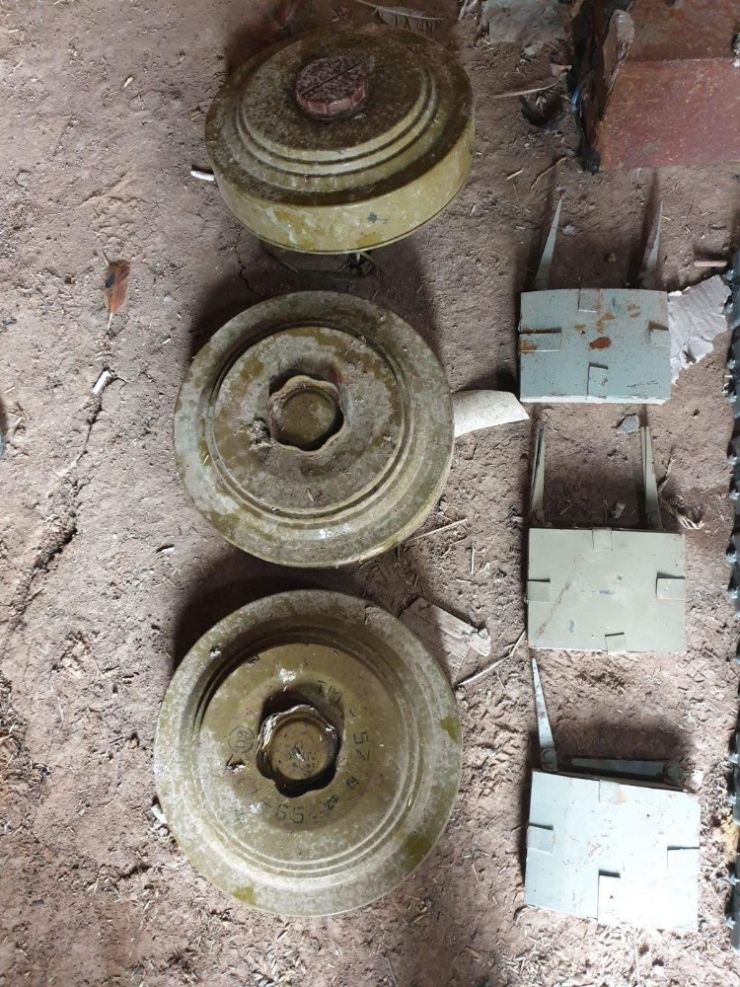 Barış Pınarı Bölgesinde Mayın Ve Patlayıcılar İmha Edildi