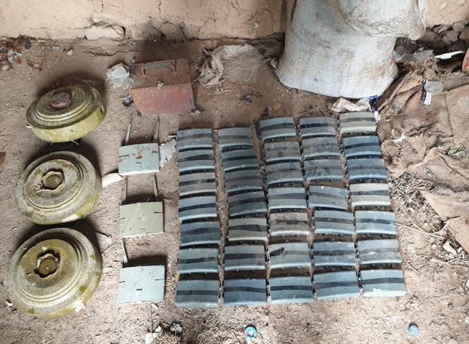 Barış Pınarı Bölgesinde Mayın Ve Patlayıcılar İmha Edildi