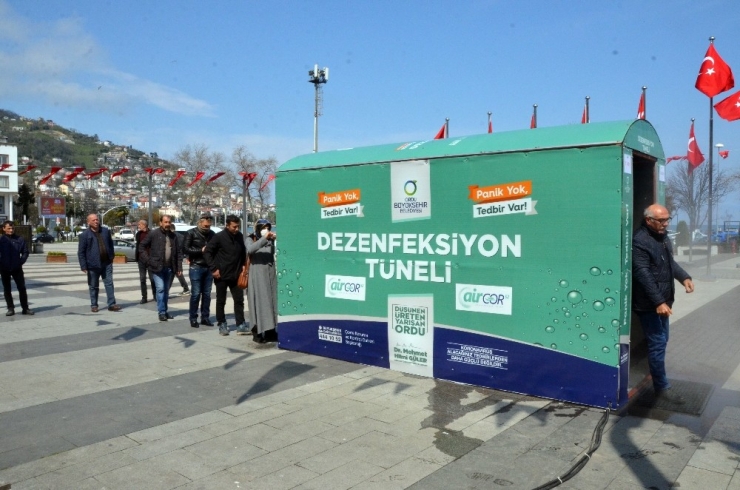 Ordu’da Sokağa Çıkanlar Bu Tünelden Geçiyor