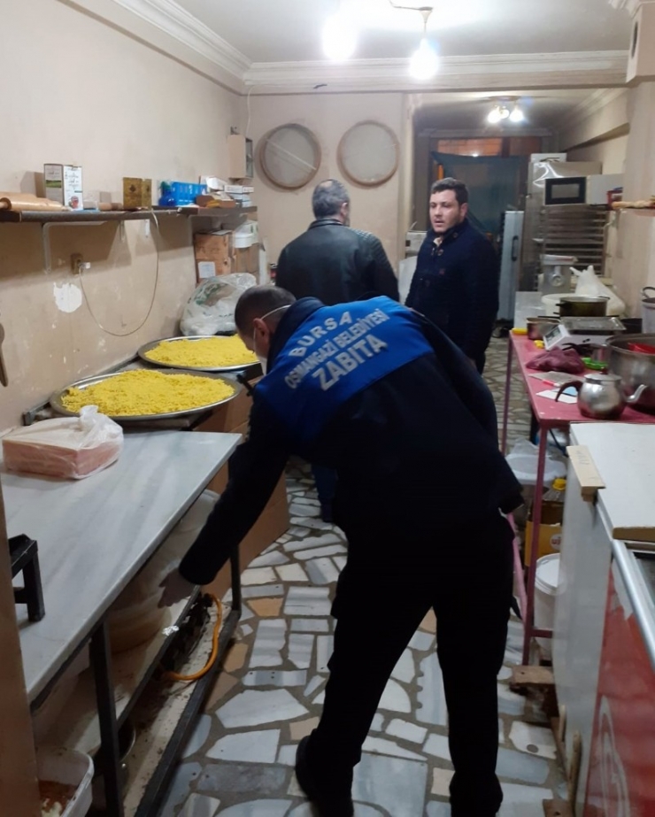 Osmangazi’de Merdiven Altı Tatlıcıya Şok Baskın