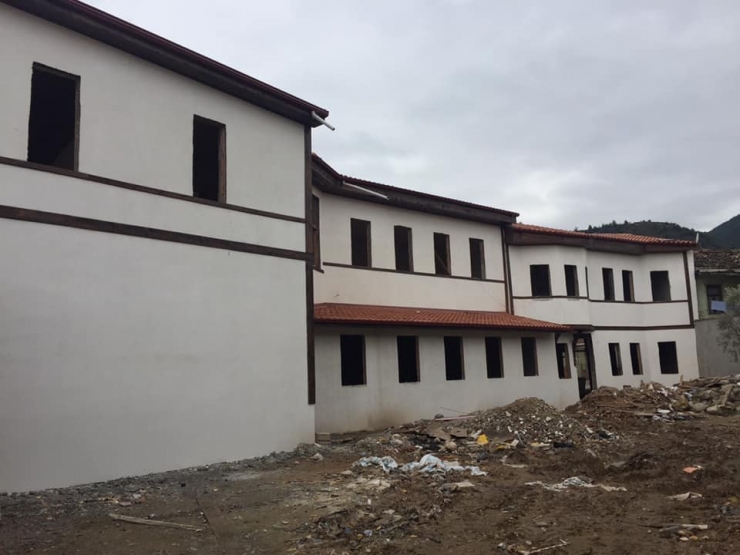 Tarihi Lefke Çarşısının Restorasyonu Devam Ediyor