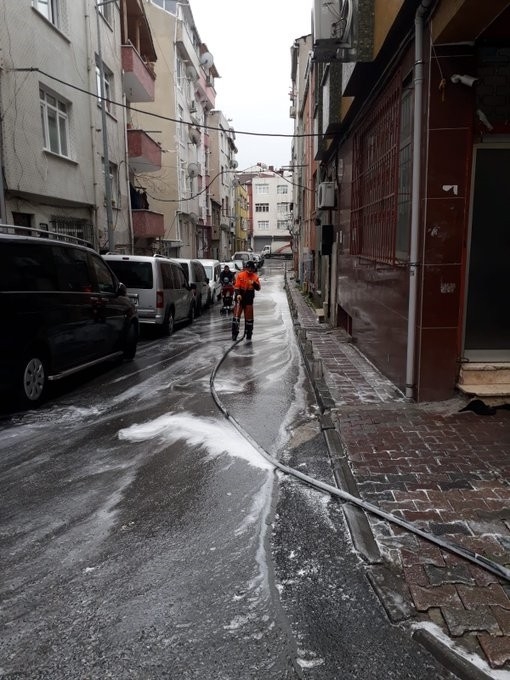 Bayrampaşa’da Korona Virüs Temizliği